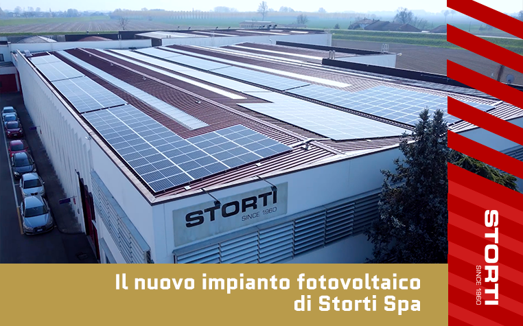 Il nuovo impianto fotovoltaico di Storti Spa